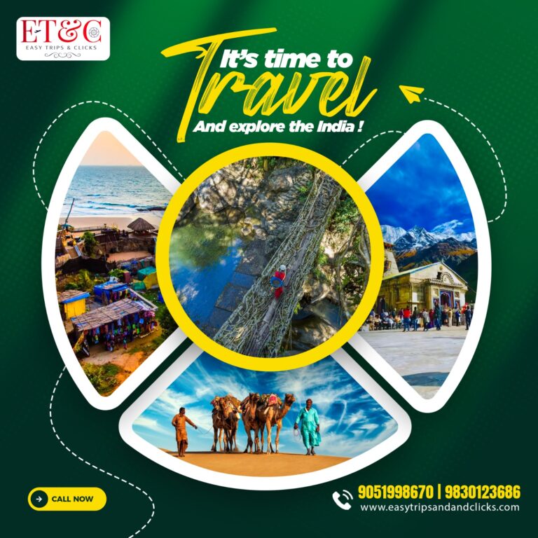 Best Travel Agency In Kolkata – Easy Trips & Clicks Tour Services