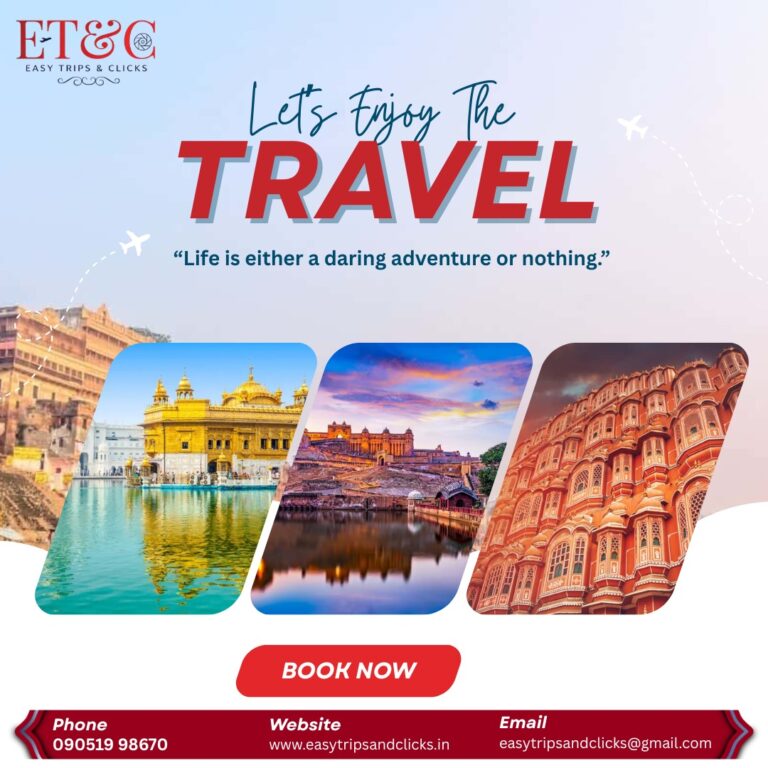 Best Travel Company in Kolkata Easy Trips & Clicks tour services