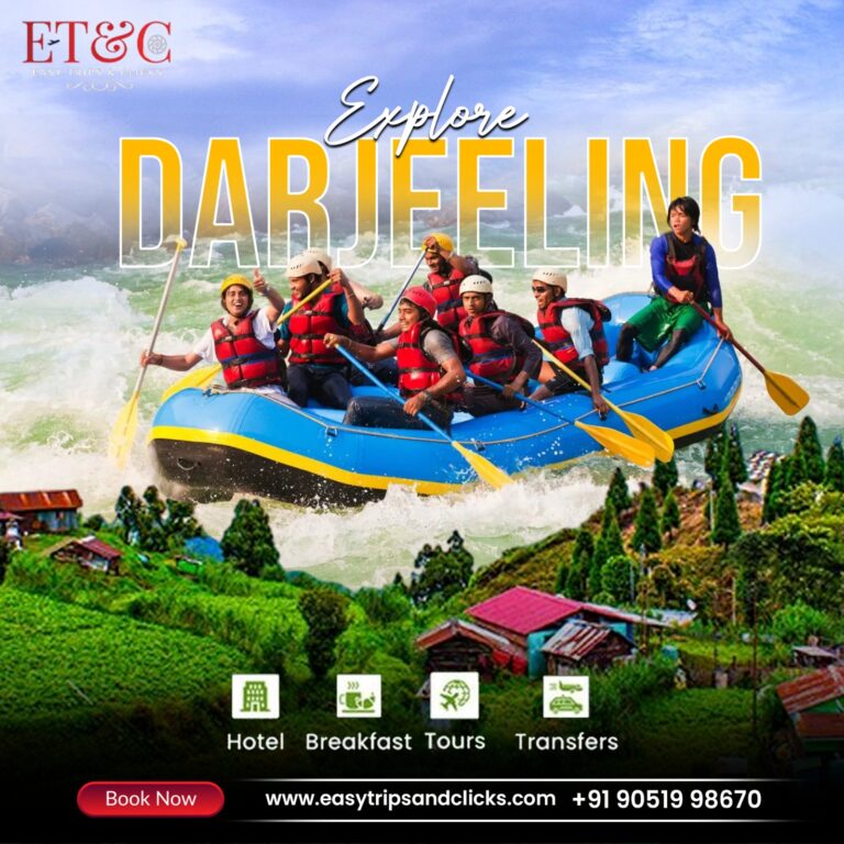 Book your Darjeeling Tour Package from Kolkata with Easy Trips and Clicks